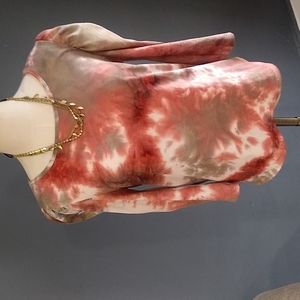 Kim & Cami tie dye pullover top size small